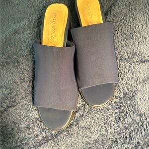 Easy Street Women's navy blue Slide Sandals